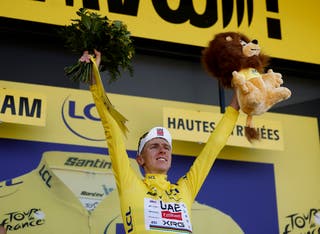 Tadej Pogacar once again leads the Tour de France after stage 12